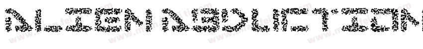 Alien Abduction Nor字体转换